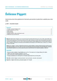 Première page — Éolienne Piggott