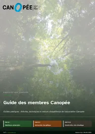 Première page — Guide des membres Canopée
